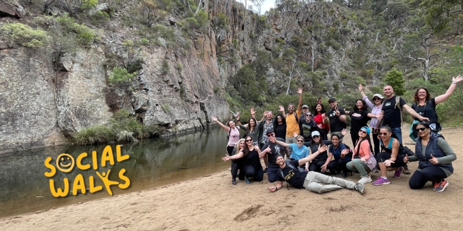 Banner image for Melbourne Social Walks - BUCKLEYS FALLS, Fyansford Common & the Barwon River Hike - Geelong - Easy 10km