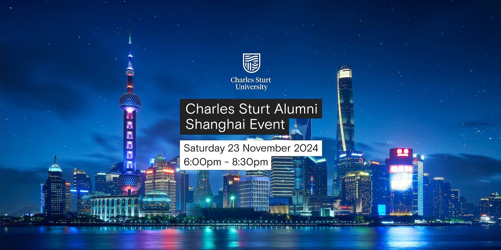 Banner image for Charles Sturt Alumni Shanghai Event