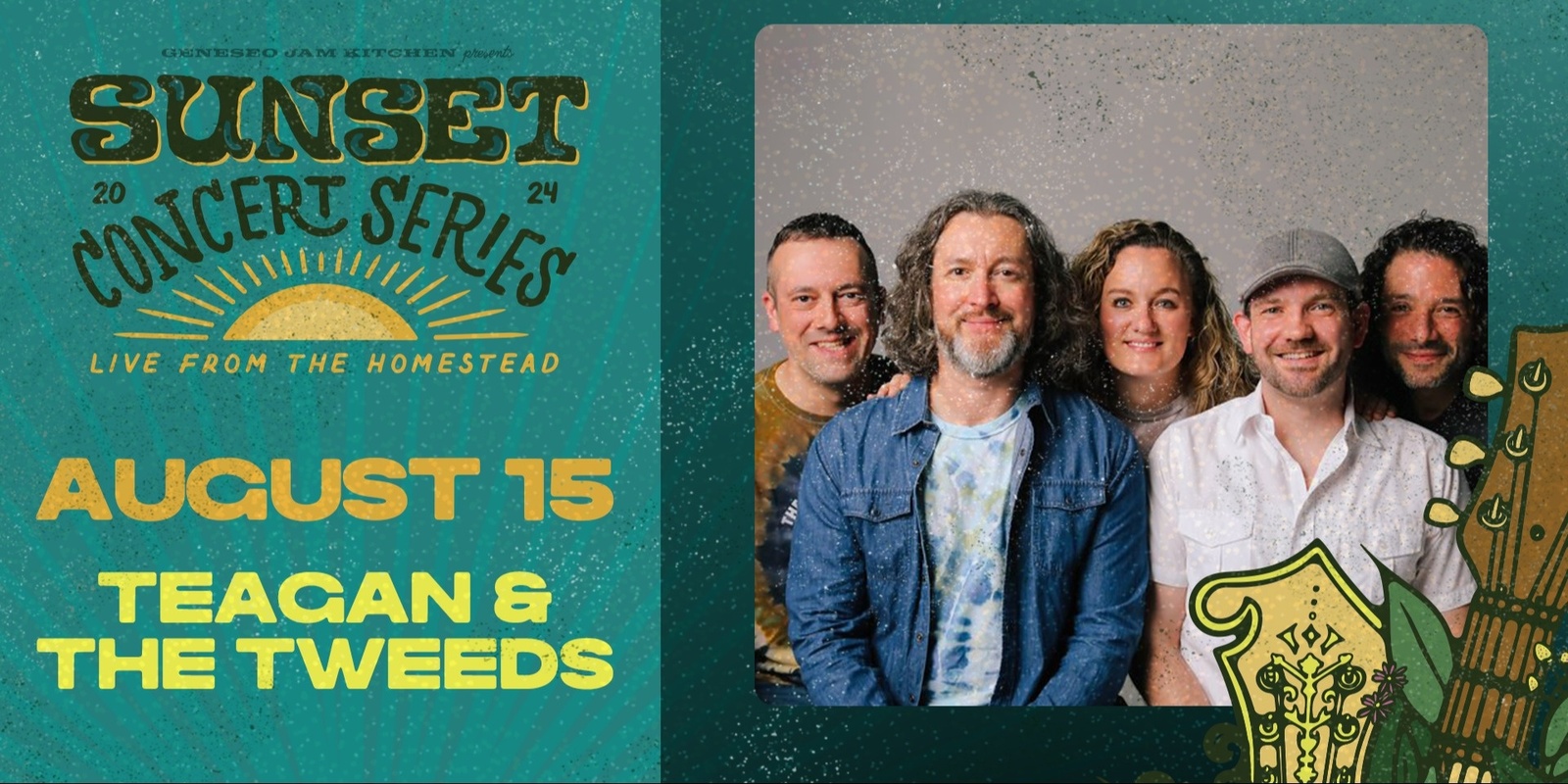Banner image for Teagan & The Tweeds - Sunset Concert Series August 15th