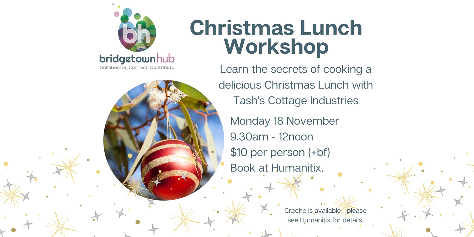 Banner image for Christmas Lunch Workshop with Tash