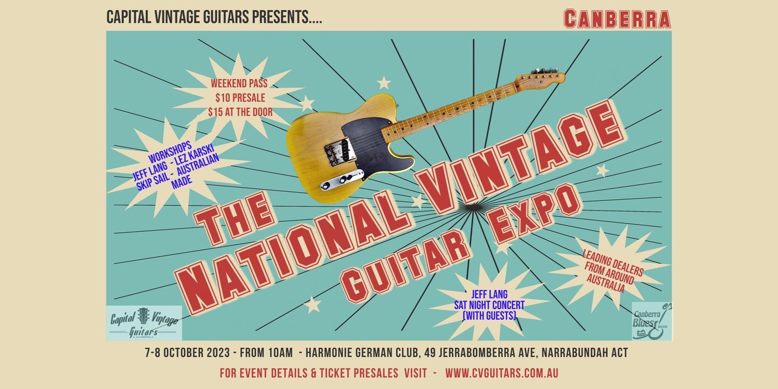 Banner image for The National Vintage Guitar Expo 2023