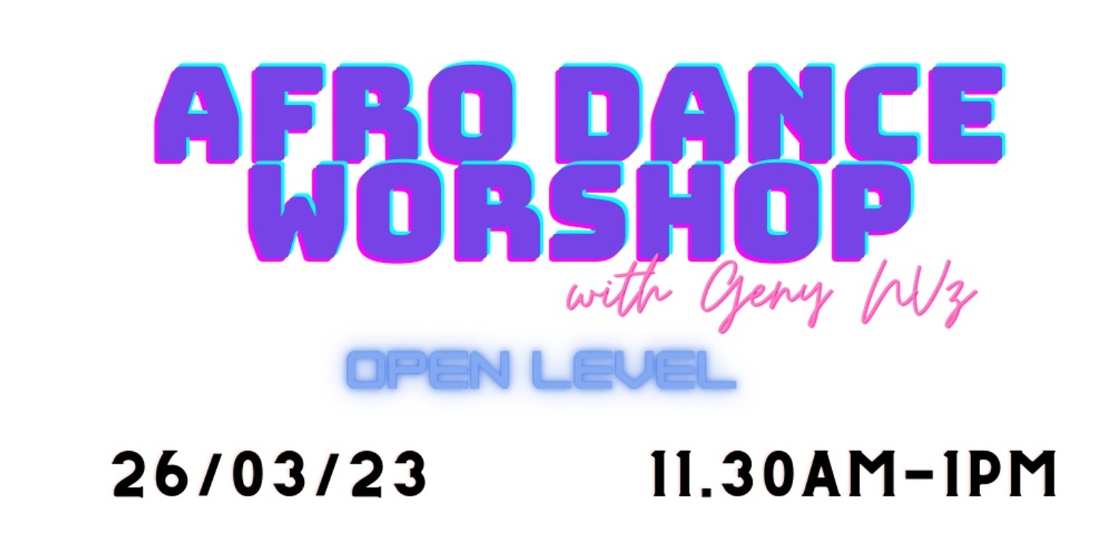 Afro Dance WorKshop with Geny NVZ