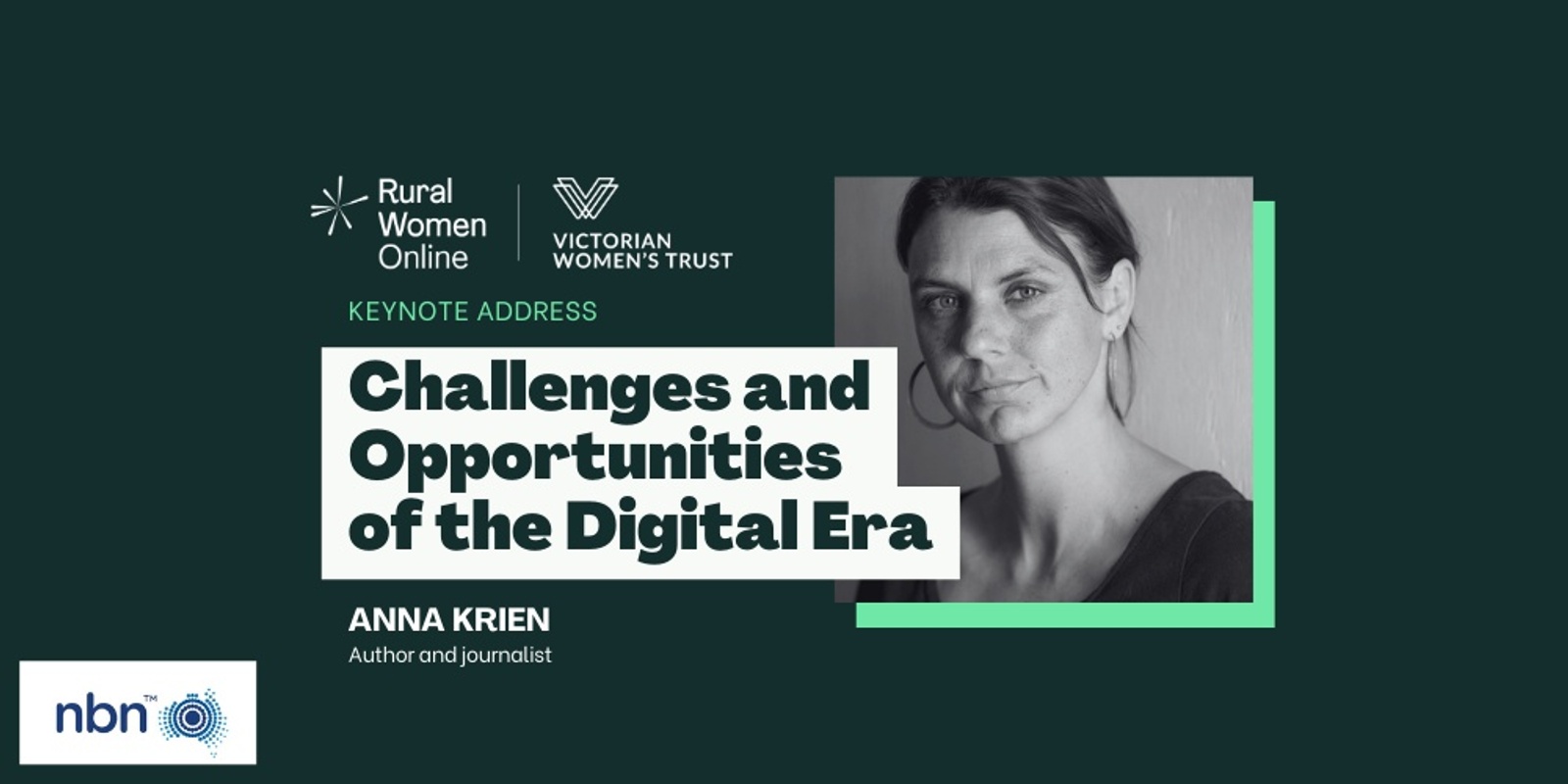 Banner image for Rural Women Online | Keynote: Challenges and Opportunities of the Digital Era