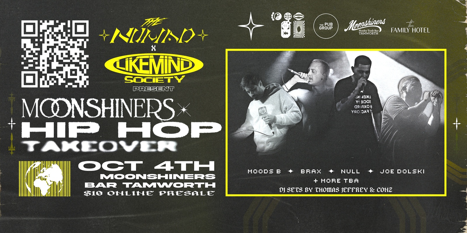 Banner image for MOONSHINERS Hip-Hop Takeover