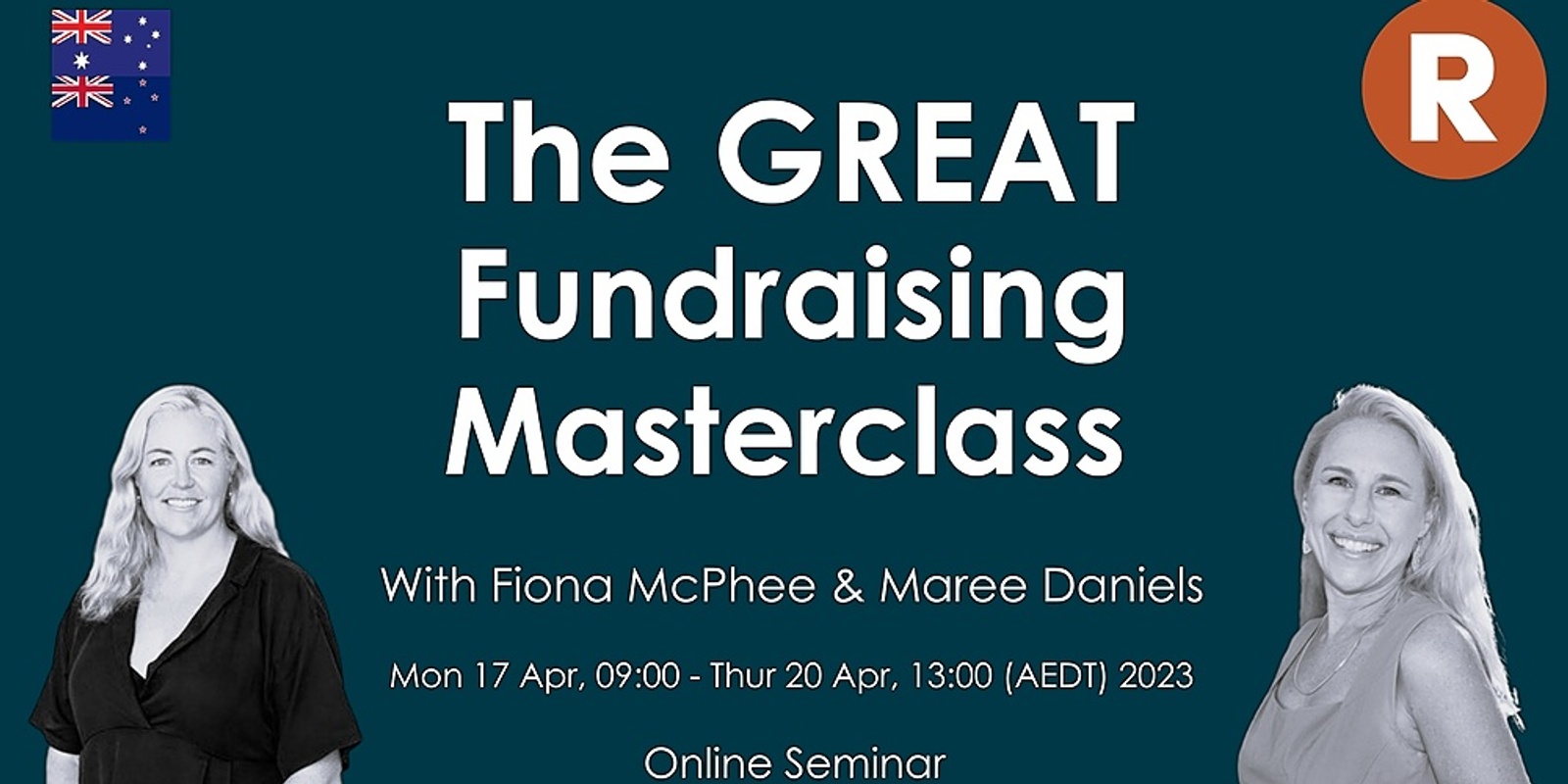 Banner image for Great Fundraising Masterclass - Australia and New Zealand