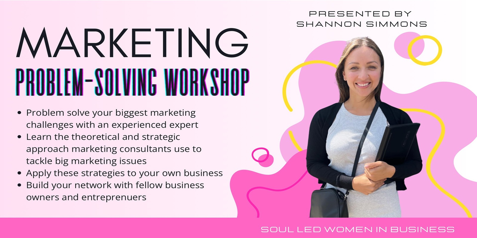 Banner image for GSBN PRESENTS - Marketing Mastermind Workshop - With Shannon Simmons