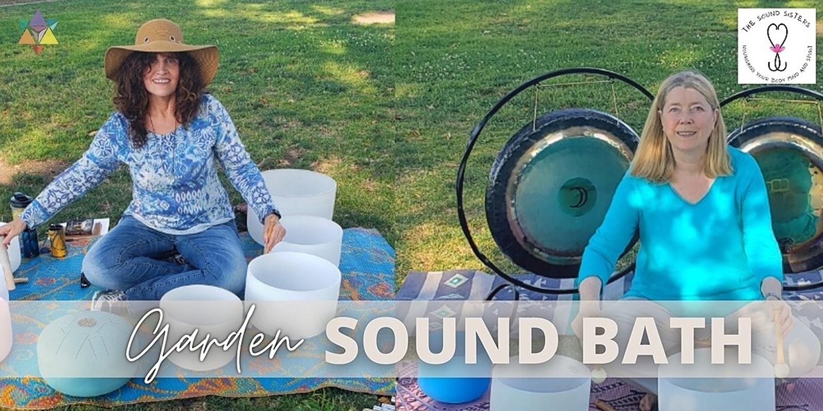 Banner image for IN PERSON | Garden Sound Bath with the Sound Sisters