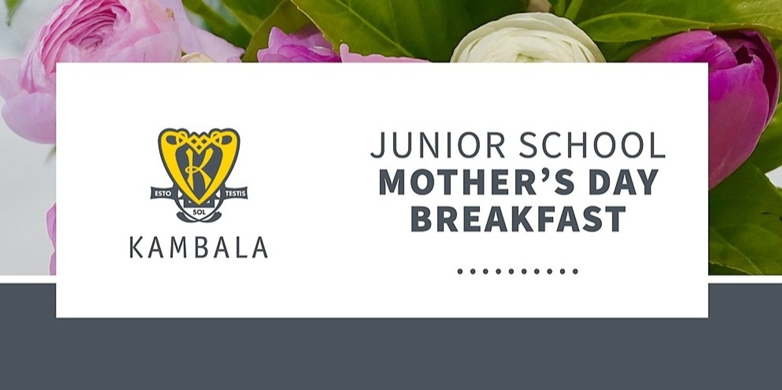 Banner image for 2024 Junior School Mother's Day Breakfast