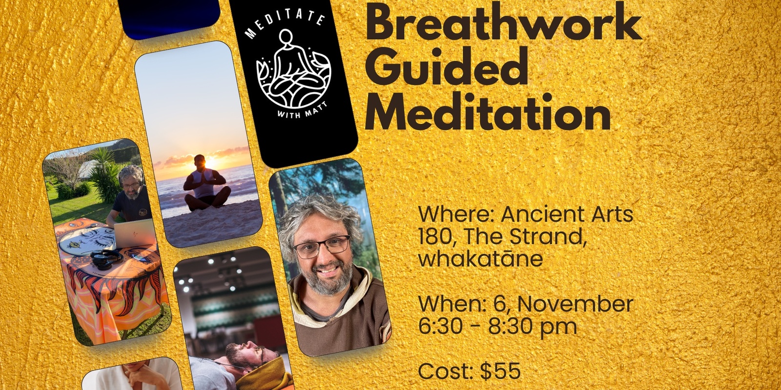 Banner image for Whakatāne Breathwork and Guided Meditation Workshop