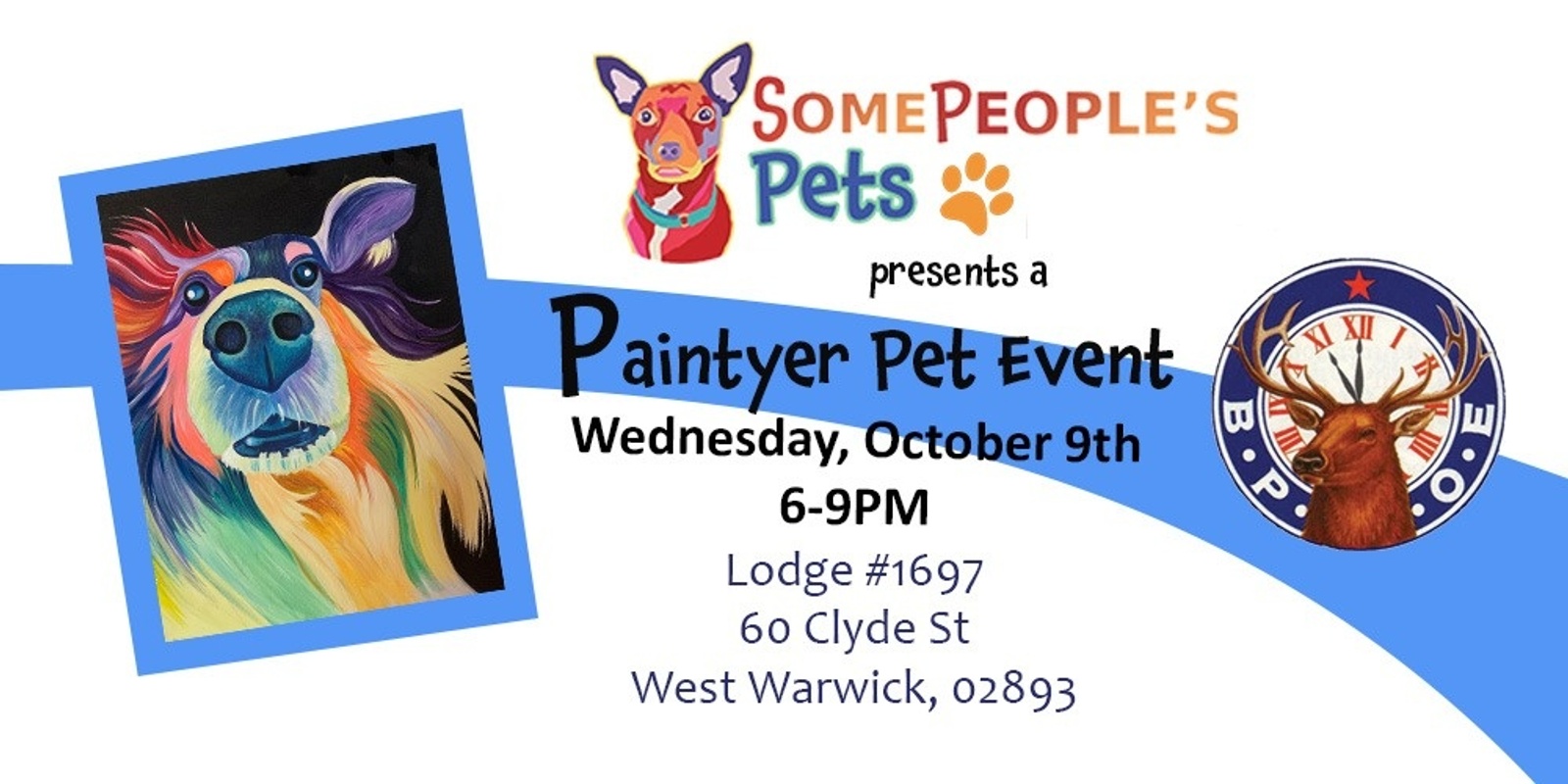 Banner image for Paintyer Pet Night with West Warwick Elks