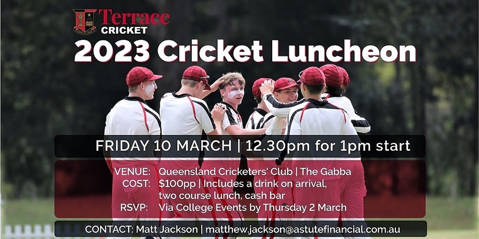 Banner image for 2023 Terrace Cricket Luncheon