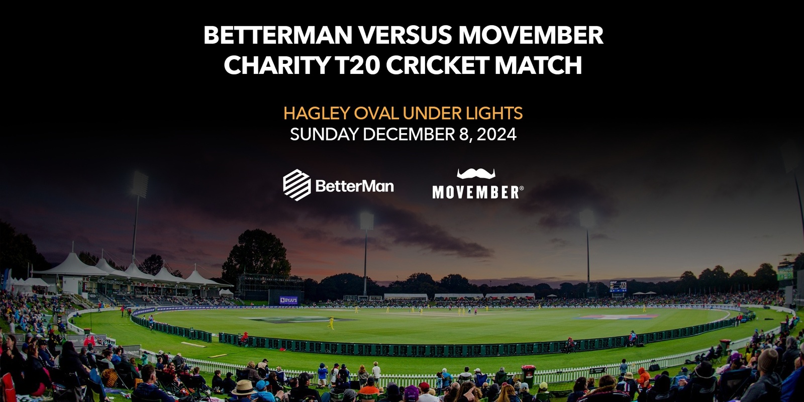 Banner image for BetterMan vs Movember - Charity T20 Cricket Match