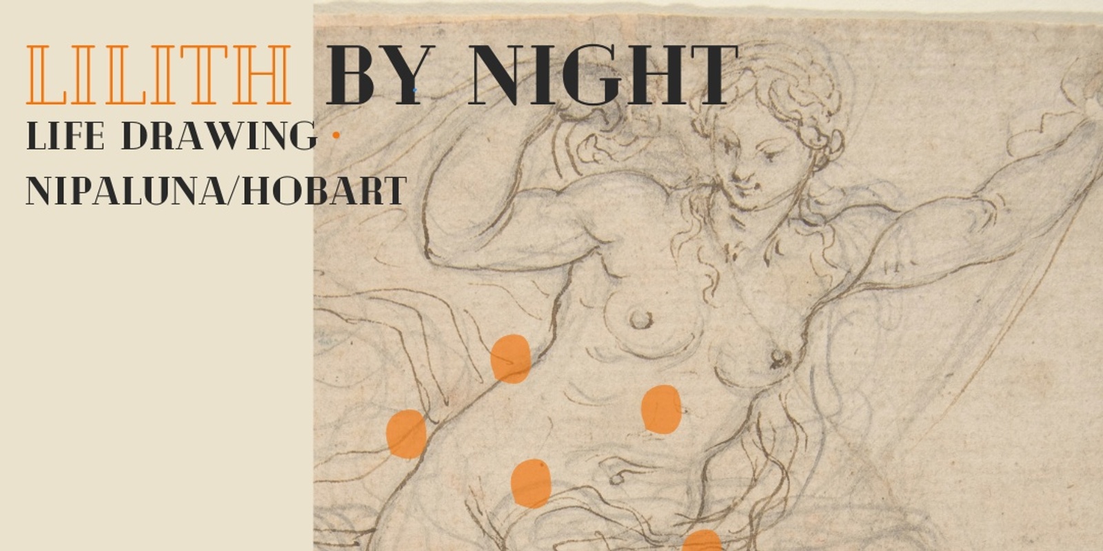 Banner image for Lilith By Night - Creative Life Drawing Session - Launch! 