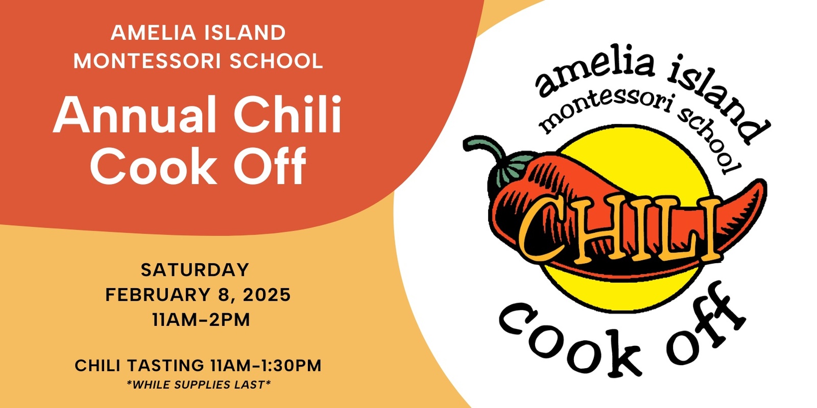 Banner image for 2025 Annual Amelia Island Montessori School Chili Cook-Off