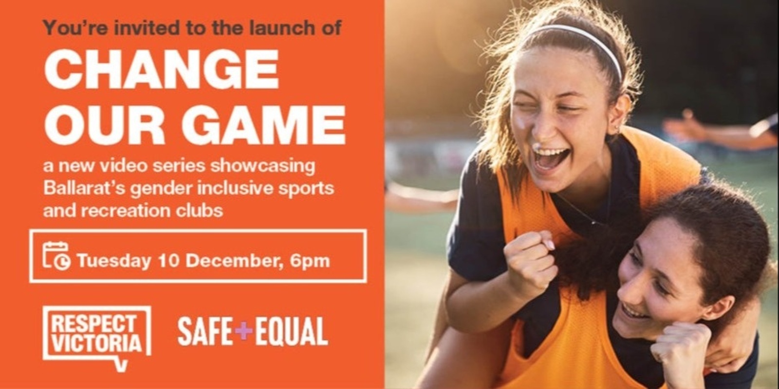 Banner image for Launch of Change our Game