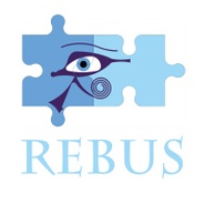 Rebus Theatre's logo