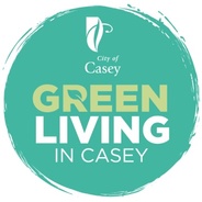Green Living in Casey's logo