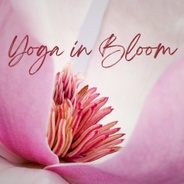 Yoga in Bloom's logo