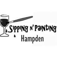 Sipping N Painting Hampden's logo