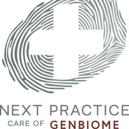 Next Practice care of GenBiome's logo
