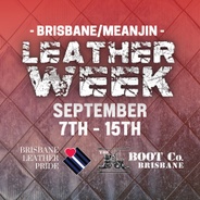 Brisbane Leather Week - BootCo and BLP's logo