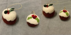 Banner image for Dry Felting 101: Xmas Puddings with Heather