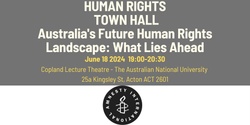 Banner image for Amnesty | Human Rights Town Hall