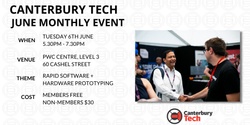 Banner image for Canterbury Tech June 2023 Monthly Event