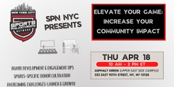 Banner image for Sports Philanthropy Academy NYC—Elevate Your Game-Increase Your Community Impact (4-18-24)