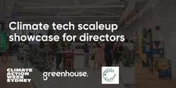 Banner image for ClimateTech Scaleup Showcase for Directors