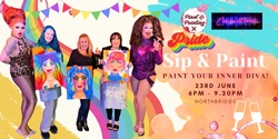Banner image for Paint Your Inner Diva for PRIDE Month! - Sip & Paint @ Connections Night Club