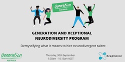 Banner image for Generation & Xceptional Neurodiversity Program  