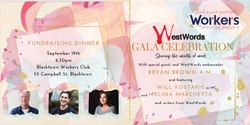 Banner image for WestWords Gala Celebration: Fundraising Dinner