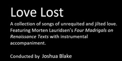 Banner image for Love Lost presented by Pro Musica Singers