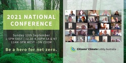 Banner image for Be a Hero for Net Zero - Zoom CCL 2021 National Conference
