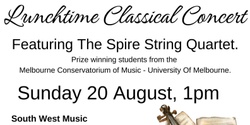 Banner image for Lunchtime Classical Concert - The Spire String Quartet