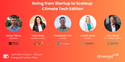 Banner image for Going from Startup to Scaleup - Climate Tech Edition