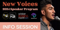 Banner image for New Voices 2024: Online Information Session