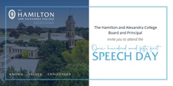 Banner image for 151st Speech Day