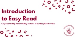 Banner image for Introduction to Easy Read - May Workshop