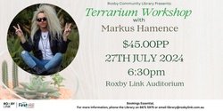 Banner image for Terrarium Workshop with Markus Hamence 