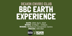 Banner image for BBC Earth Experience