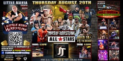 Banner image for Natchez, LA - Micro-Wrestling All * Stars, Show: Little Mania Rips Through the Ring!