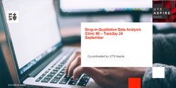 Banner image for Drop-in Qualitative Data Analysis Clinic #8