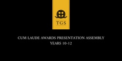 Banner image for Cum Laude Awards Years 10-12