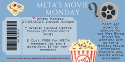 Banner image for META's May Blood Drive - Movie Monday