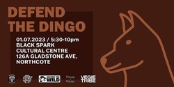Banner image for Defend the Dingo: Art Gallery Fundraiser