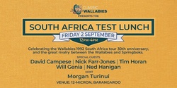 Banner image for Classic Wallabies South Africa Lunch