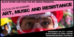 Banner image for Focus on Myanmar: Art, Music and Resistance 