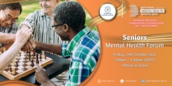 Banner image for Seniors' Mental Health Forum